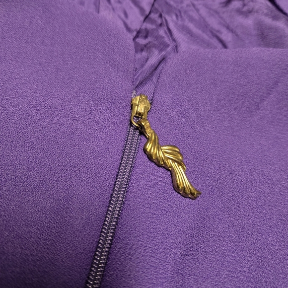 🇺🇸Vintage Gantos Purple Blazer Size 6 - Picture 3 of 6